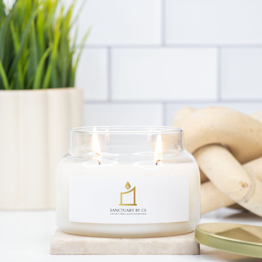 Candle Apothecary Jar (Double Wick)